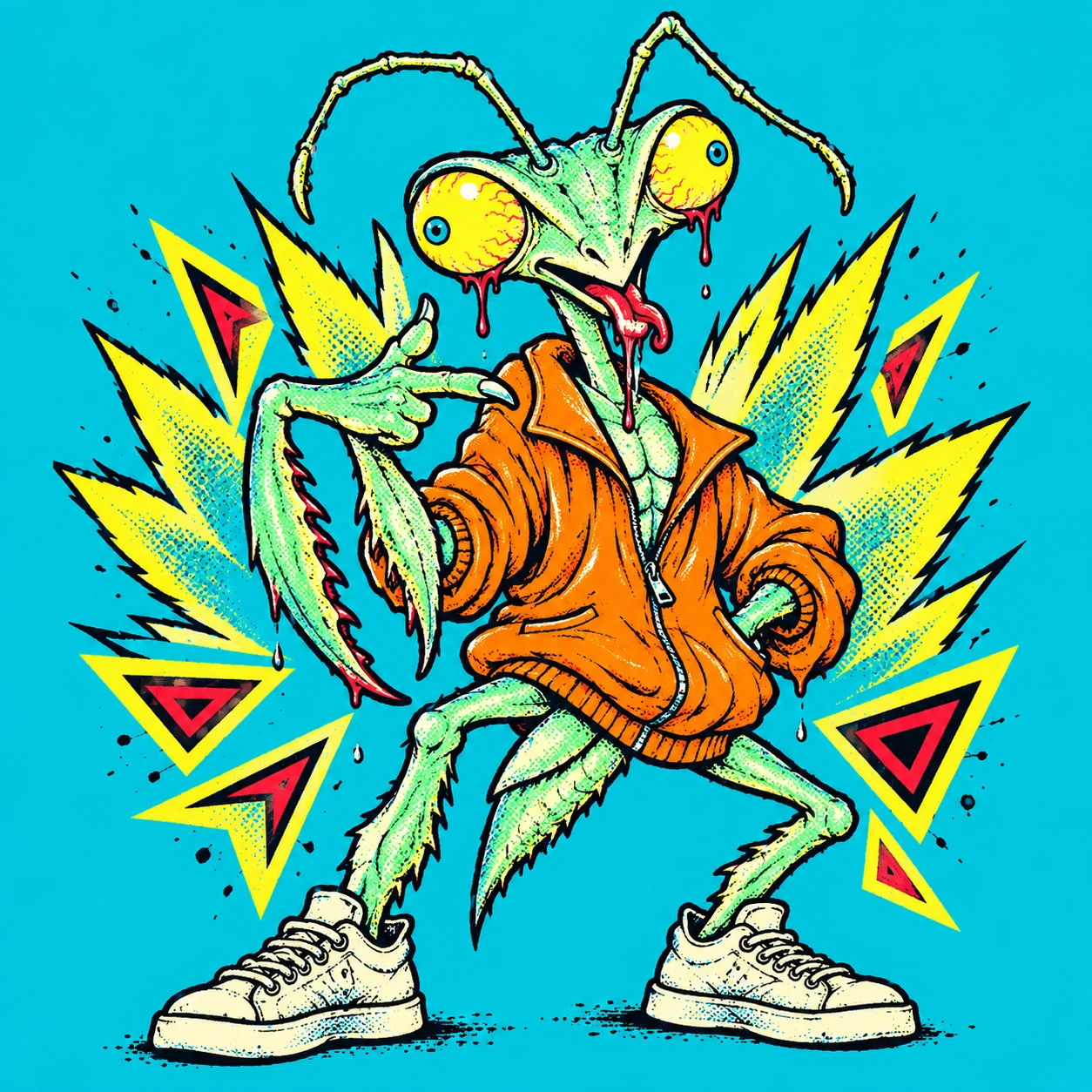 PROIS, the praying mantis with a personality of its own